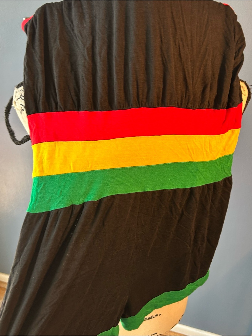 Hi-lense strapless reggae Rastafari romper shorts ⭐️5FOR$25⭐️ - Picture 6 of 10